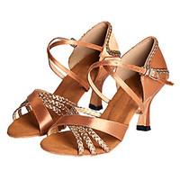 latinsalsa customize womens satin dance shoes ballroom sandals