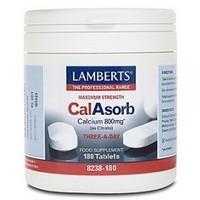 Lamberts CalAsorb Calcium, 800mg, 180Tabs