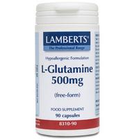 Lamberts L-Glutamine, 500mg, 90Caps