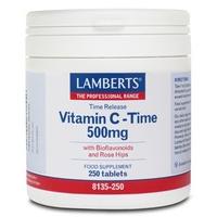 Lamberts Vitamin C Time Release, 500mg, 250Tabs