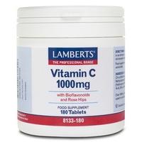 Lamberts Vitamin C, 1000mg, 180Tabs