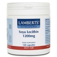 lamberts soya lecithin capsules 1200mg 120caps