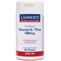 Lamberts Vitamin C Time Release, 500mg, 100Tabs