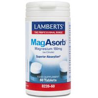 Lamberts MagAsorb, 150mg, 60Tabs