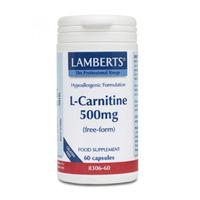 lamberts l carnitine 500mg 60caps