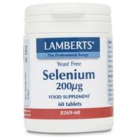 Lamberts Selenium, 200mcg, 60Tabs