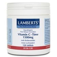 Lamberts Vitamin C Time Release, 1500mg, 120Tabs