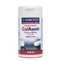 Lamberts CalAsorb Calcium, 800mg, 60Tabs