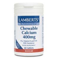 Lamberts Chewable Calcium, 400mg, 60Tabs