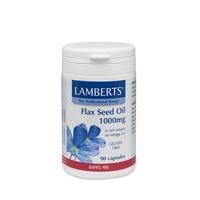 Lamberts Flax Seed Oil, 1000mg, 90Caps
