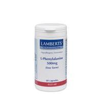Lamberts L Phenylalanine, 500mg, 60Caps