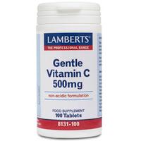 Lamberts Gentle Vitamin C, 500mg, 100Tabs