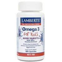 Lamberts Omega 3 For Kids Berry Bursts, 100Caps