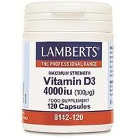 Lamberts Vitamin D3, 4000iu, 120Caps