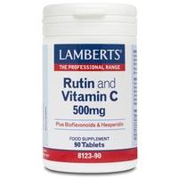 Lamberts Rutin & C & Bioflavonoids, 500mg, 90Tabs