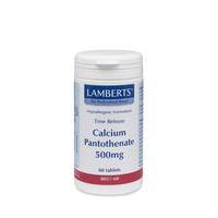 Lamberts Calcium Pantothenate (Vitamin B5), 500mg, 60Tabs