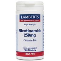 Lamberts Nicotinamide (Vitamin B3), 250mg, 100Tabs