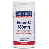 lamberts ester c tablets 650mg 90caps