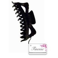 Large Black Finesse Clamps Hair Clip