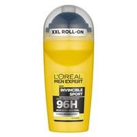 L&#39;Oreal Paris Men Expert Invincible Sport 96 Hours Deodorant 50ml Roll-On 50ml Roll-On