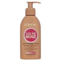L&#39;Oreal Paris Sublime Bronze Self-Tanning Silky Lotion For Face &amp; Body Non-Tinted 150ml