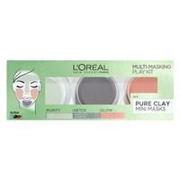 L&#39;Oreal Paris Pure Clay Multi-Masking Face Mask Play Kit 3x10ml