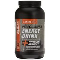 Lamberts Energy Drink Refreshing Orange flavour QTY 1000g Powder