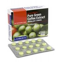 lamberts pure green coffee extract qty 60 tablets