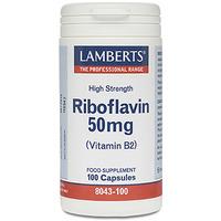 Lamberts Riboflavin 50mg 100 Caps