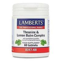 Lamberts Theanine & Lemonbalm Complex 60 Tablets