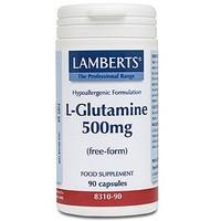Lamberts L-Glutamine 500mg 90 Caps