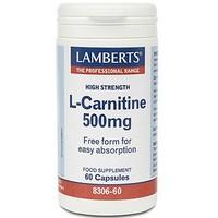 Lamberts L-Carnitine 500mg 60 Caps