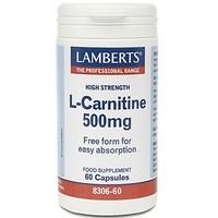 lamberts l carnitine 500mg 60 caps