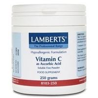 Lamberts Vitamin C Ascorbic Acid - 250g Powder