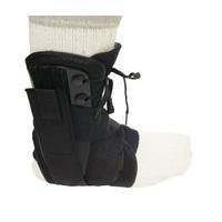 Laced Ankle Brace Orthopedic Splint with Ballistic Nylon for Strains, Sprains and Rehabilitation