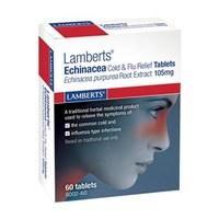 Lamberts Echinacea Cold &amp; Flue Relief 105mg Tablets 60 tablets