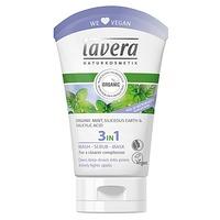 lavera 3 in 1 wash scrub mask