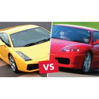 Lamborghini versus Ferrari Driving Thrill