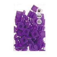 Large Pixel Chips -80 Pcs-purple