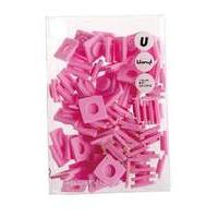 Large Pixel Chips -80 Pcs-pink