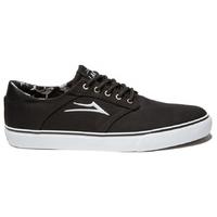 lakai porter skate shoes black canvas