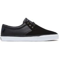 Lakai Daly Skate Shoes - Black Suede/Black Leather