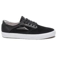 lakai porter skate shoes black suede