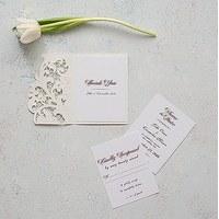 Lace Opulence Laser Embossed Accessory Cards with Personalisation
