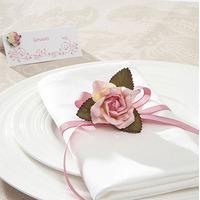 large open rose decoration pack white