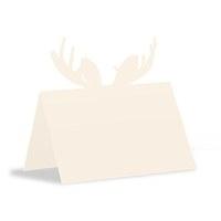 Laser Expressions Moose Antlers Folded Place Card