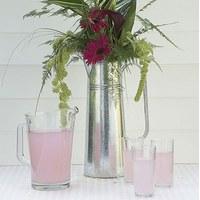 Large Silver Metal Jug Centrepiece