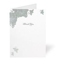 Lace Butterfly Thank You Card