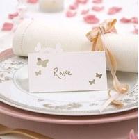 Laser Cut Out Butterfly Place Cards Pack
