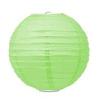 large paper lantern grass green